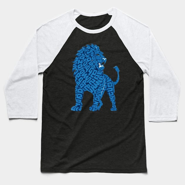 Detroit Lions Baseball T-Shirt by TshirtMA